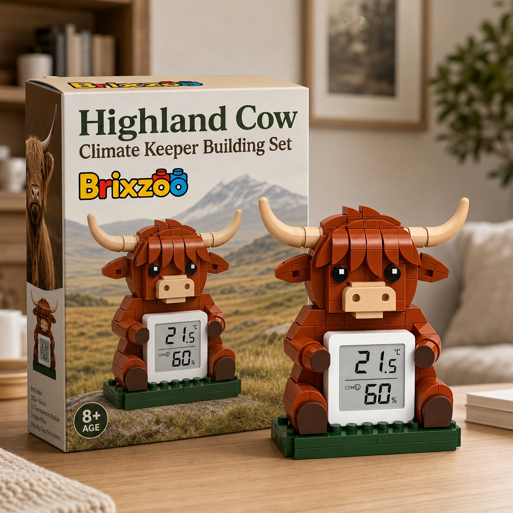 Highland Cow Climate Keeper Building Set