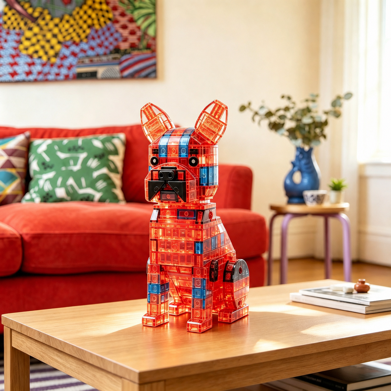 Ruby Red Dog Building Set 🐶 🛑