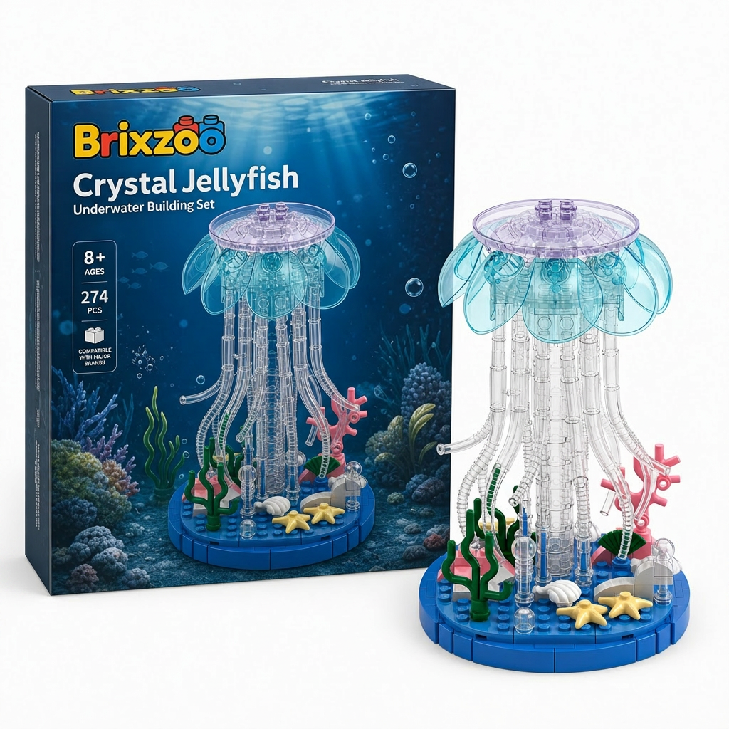 Crystal Jellyfish Underwater Building Set