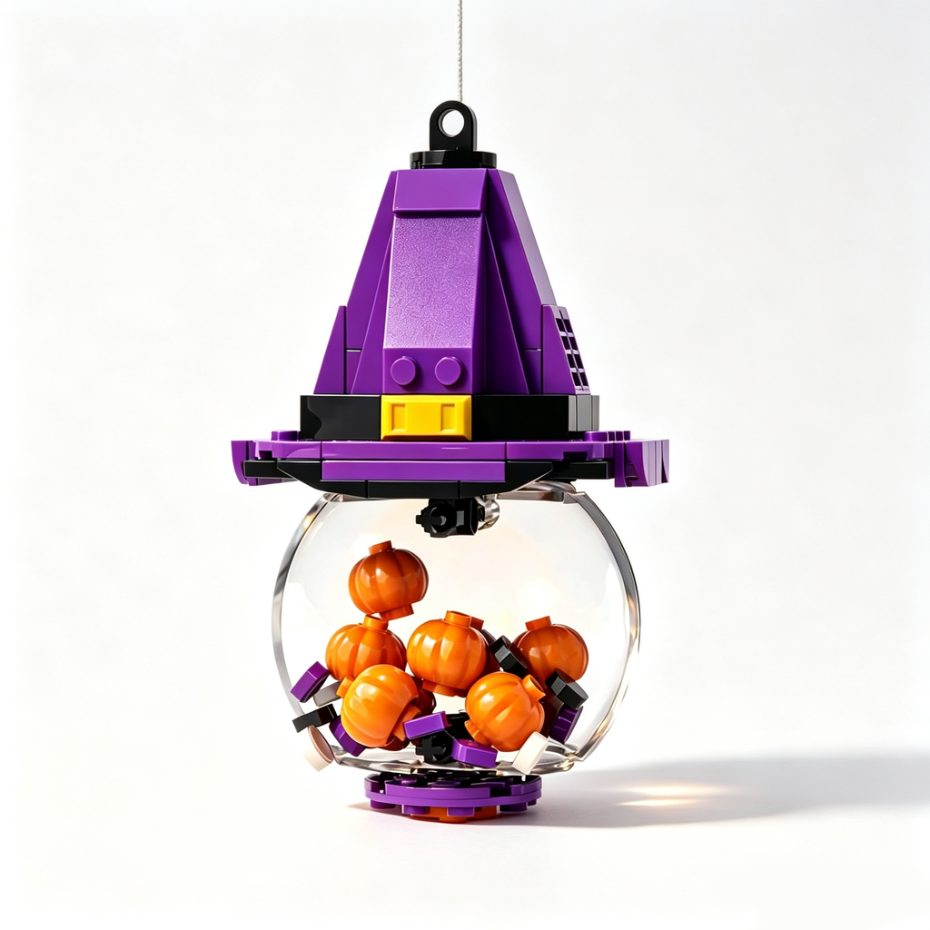 Witchy Pumpkin Magic Brick Set 🔮🎃