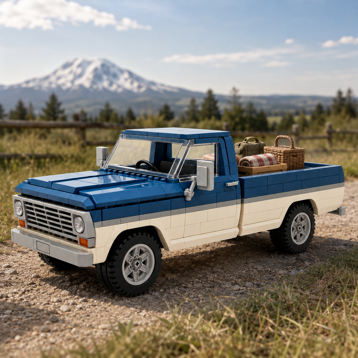 Vintage Heritage Pickup Truck Building Kit  🛻🏔️