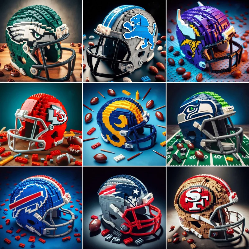 Building Block Helmet 🧩 CE-Certified Construction Set – Family-Friendly Gift & Collector’s Edition