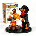 🐶 Campfire Grilling Dachshund Brick Building Kit