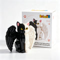 🐈 Dual-Tone Winged Split Cat Brick Building Kit