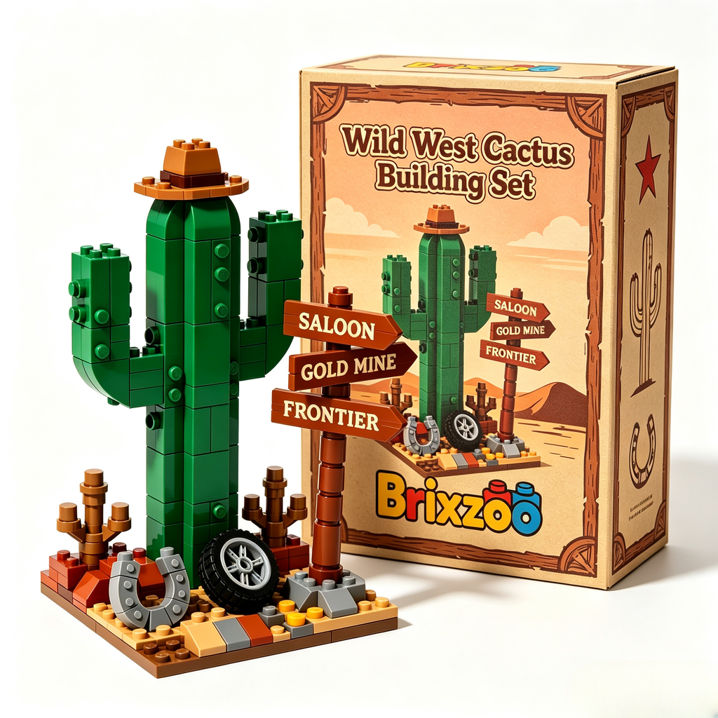Wild West Cactus Building Set 🌵🏜️