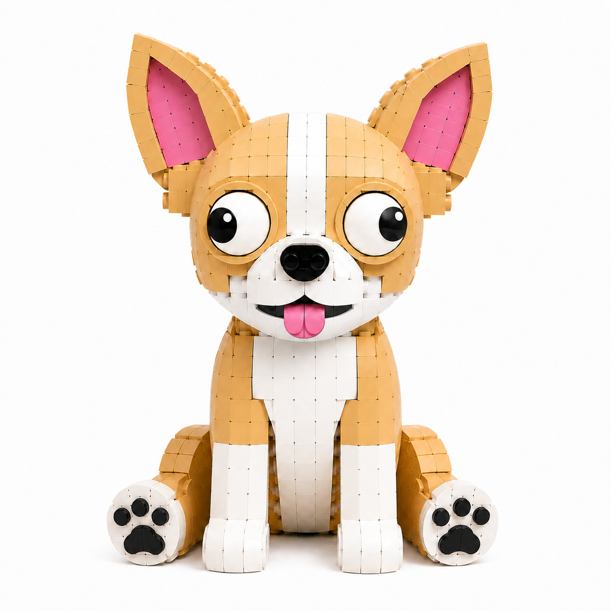 🐶 Silly Chihuahua Brick Set