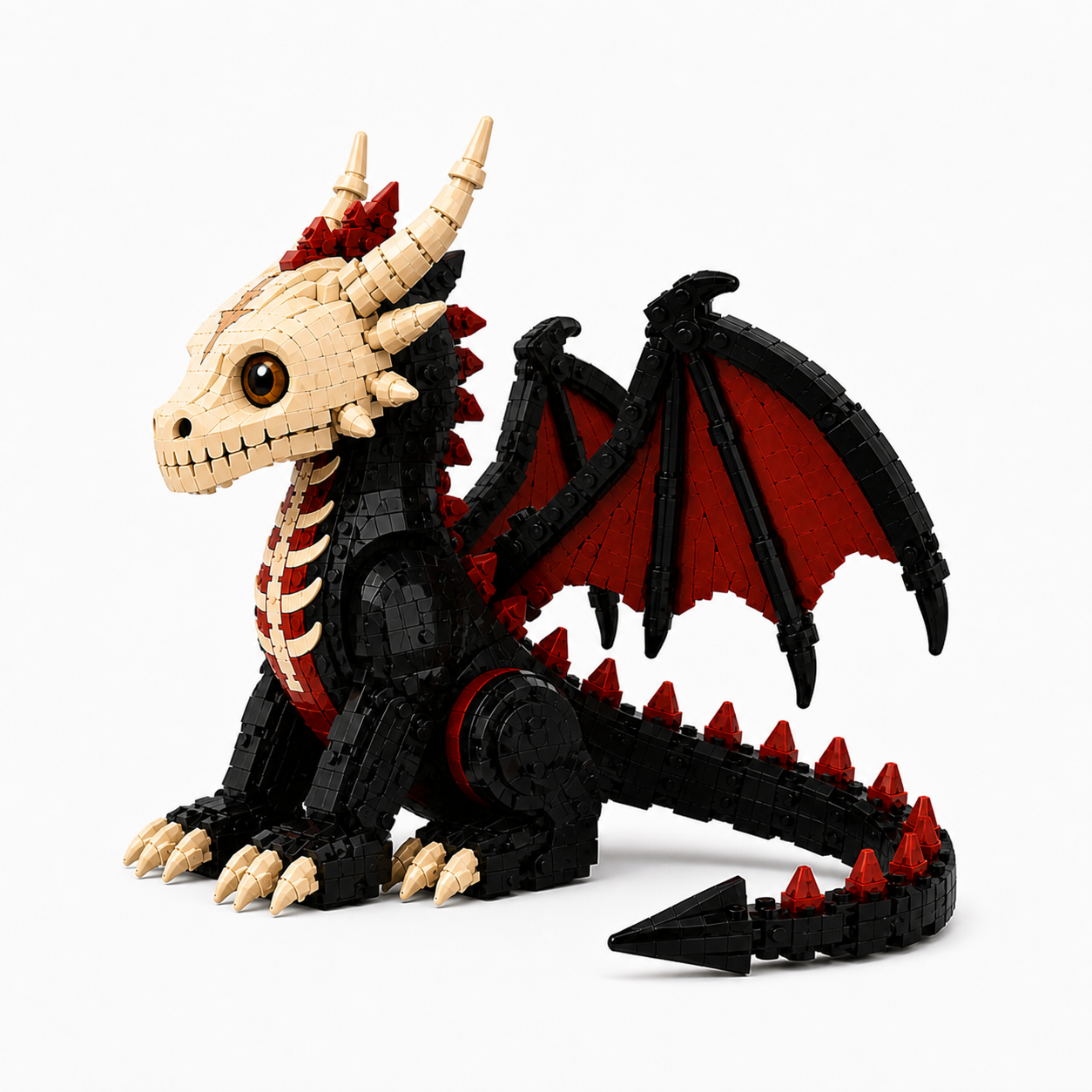 💀🔥 Boneflame Dragon Brick Set-2026 Halloween Limited Edition