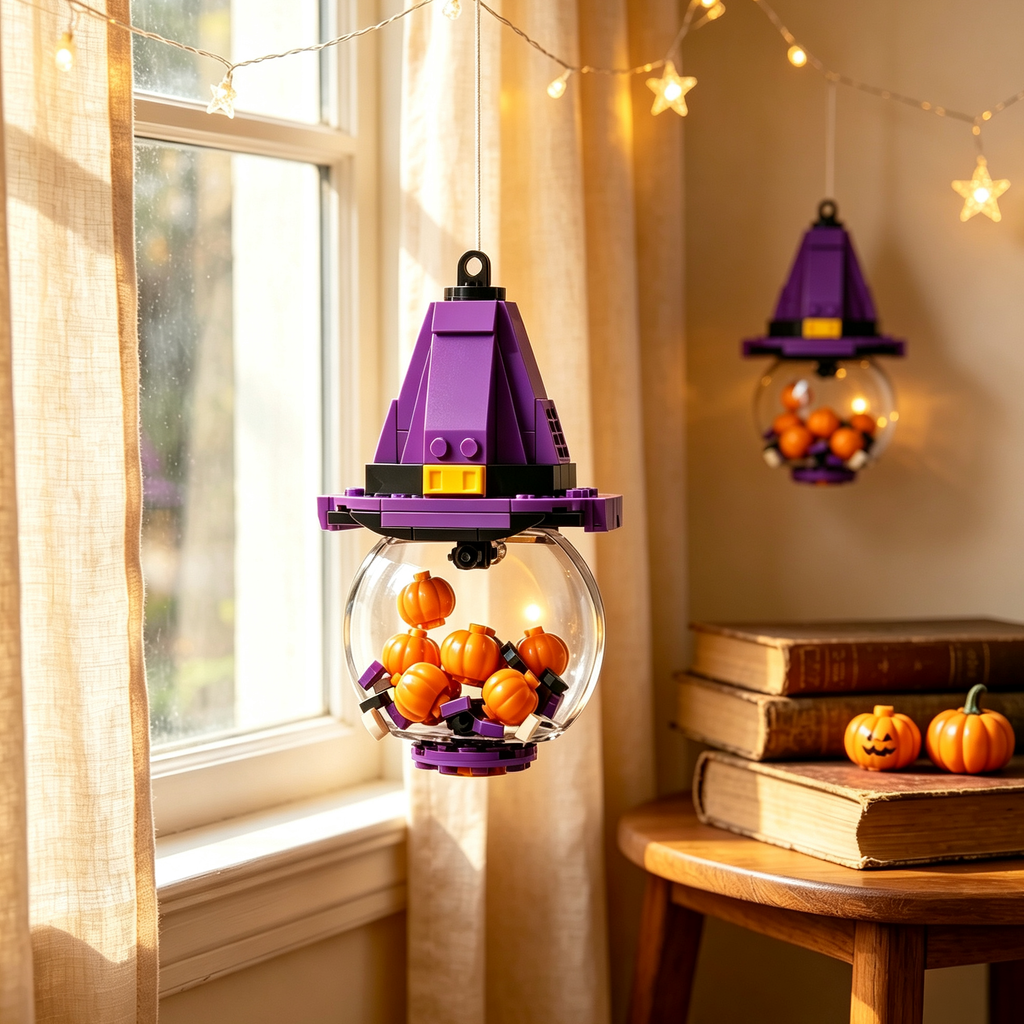 Witchy Pumpkin Magic Brick Set 🔮🎃