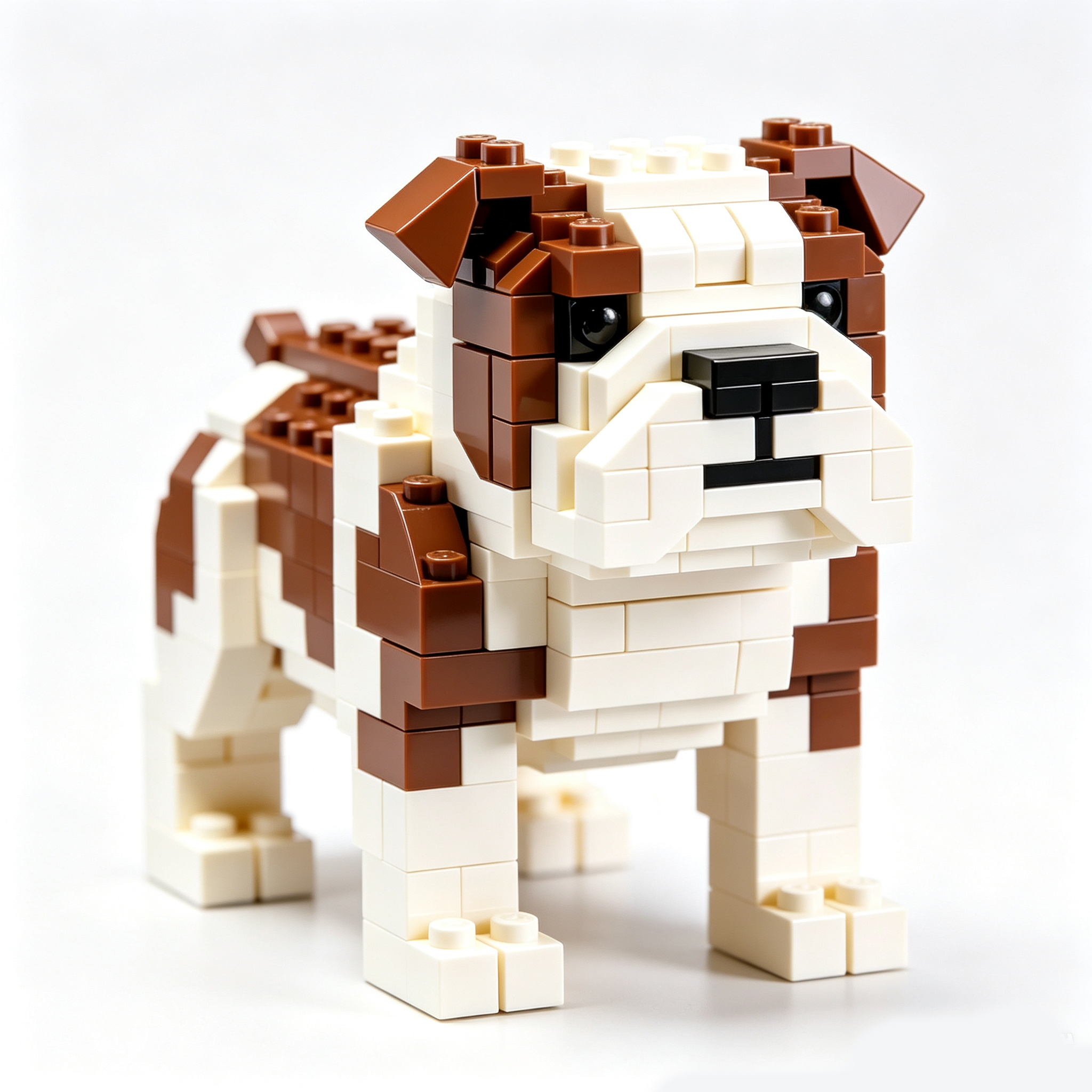 English Bulldog Brick Model Kit