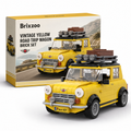 Vintage Yellow Road Trip Wagon Brick Set