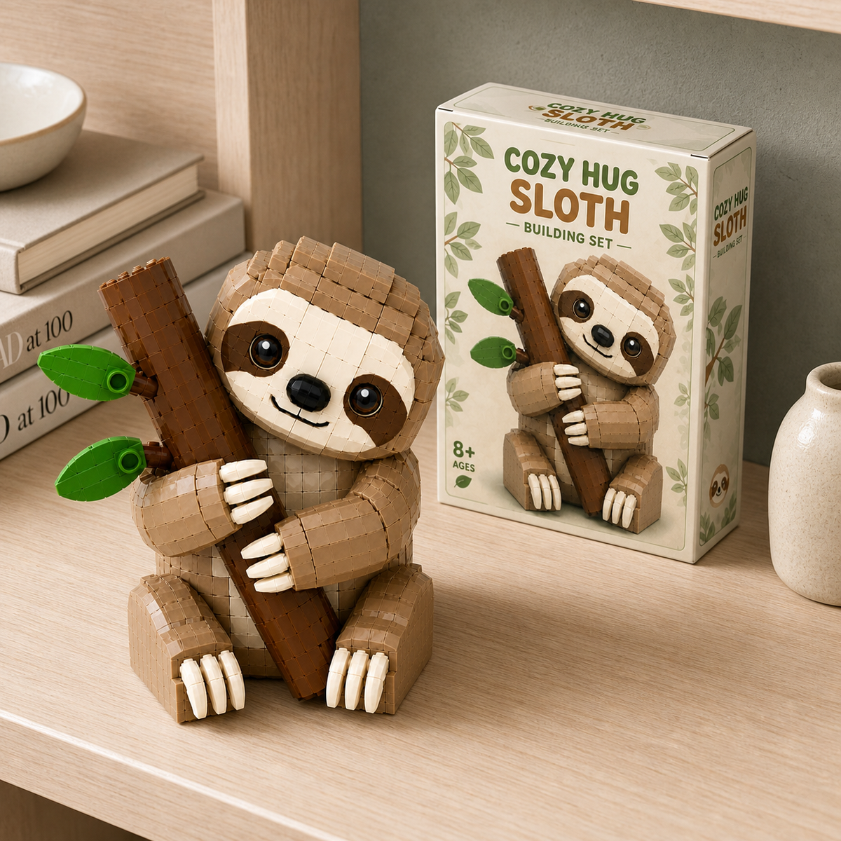 🦥 Cozy Hug Sloth Building Set 🌿