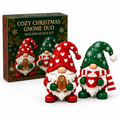 Cozy Christmas Gnome Duo Building Block Set