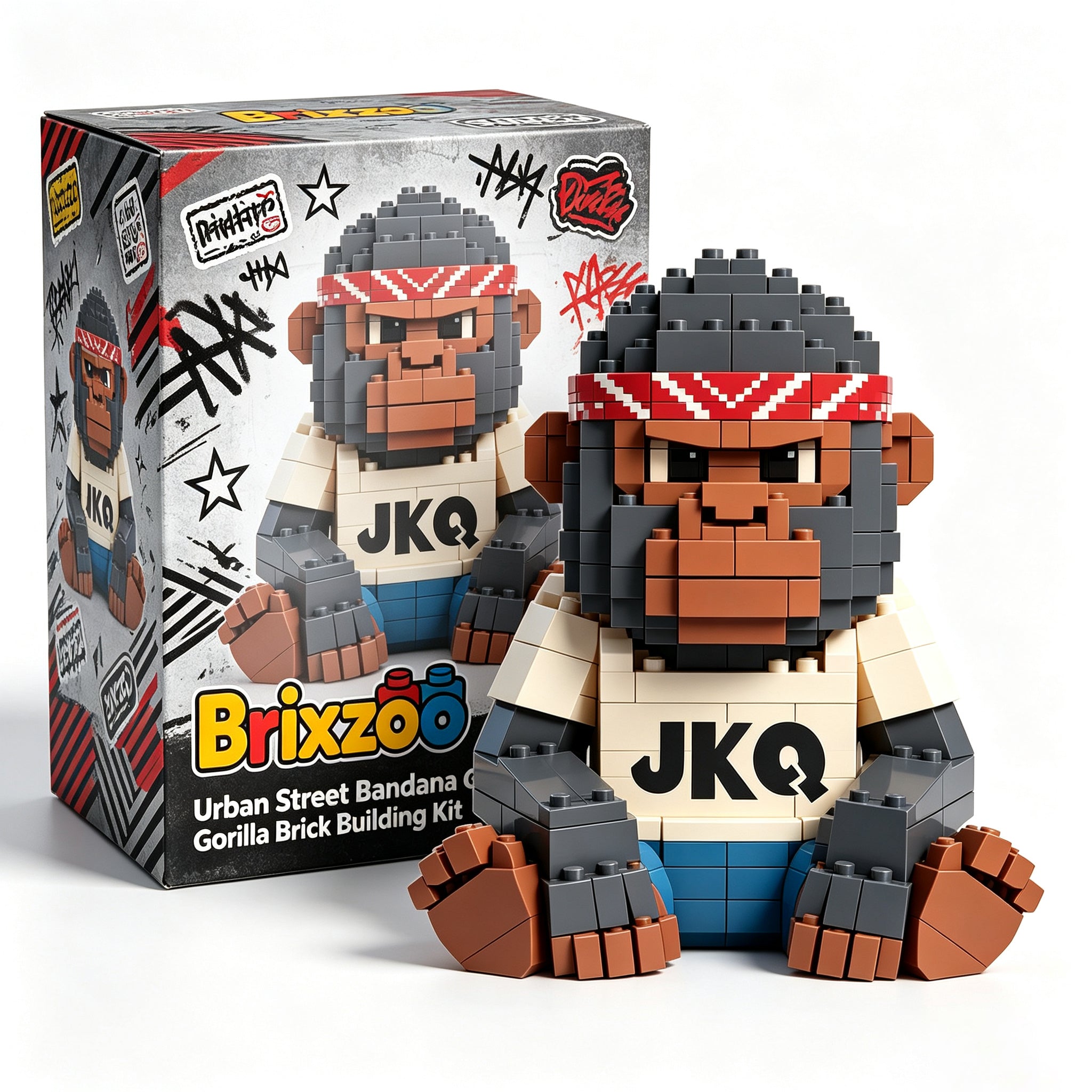 Mood Gorilla Brick Building Set