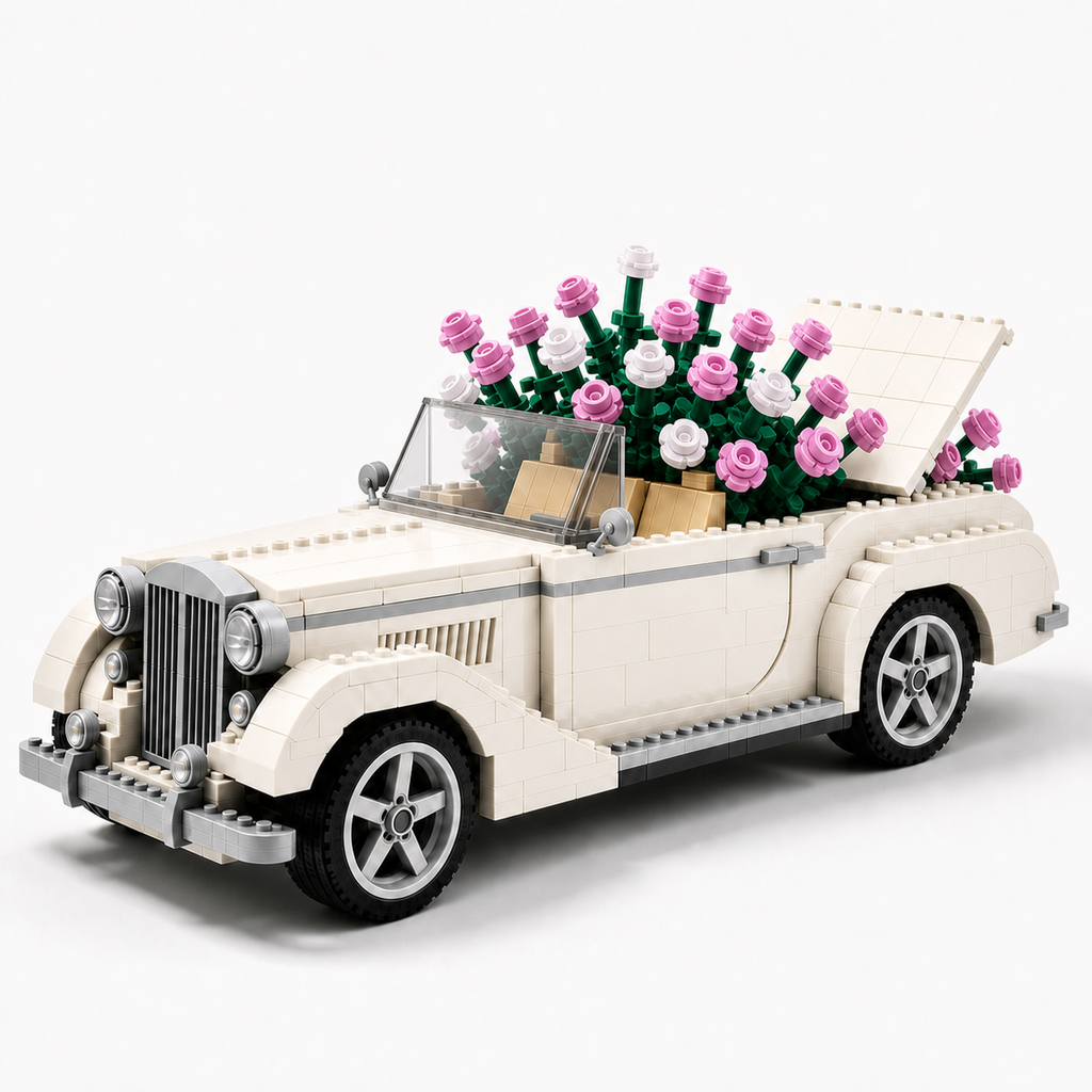 Vintage Flower Ride Building Kit 🌷🚘
