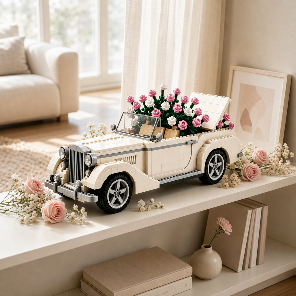 Vintage Flower Ride Building Kit 🌷🚘