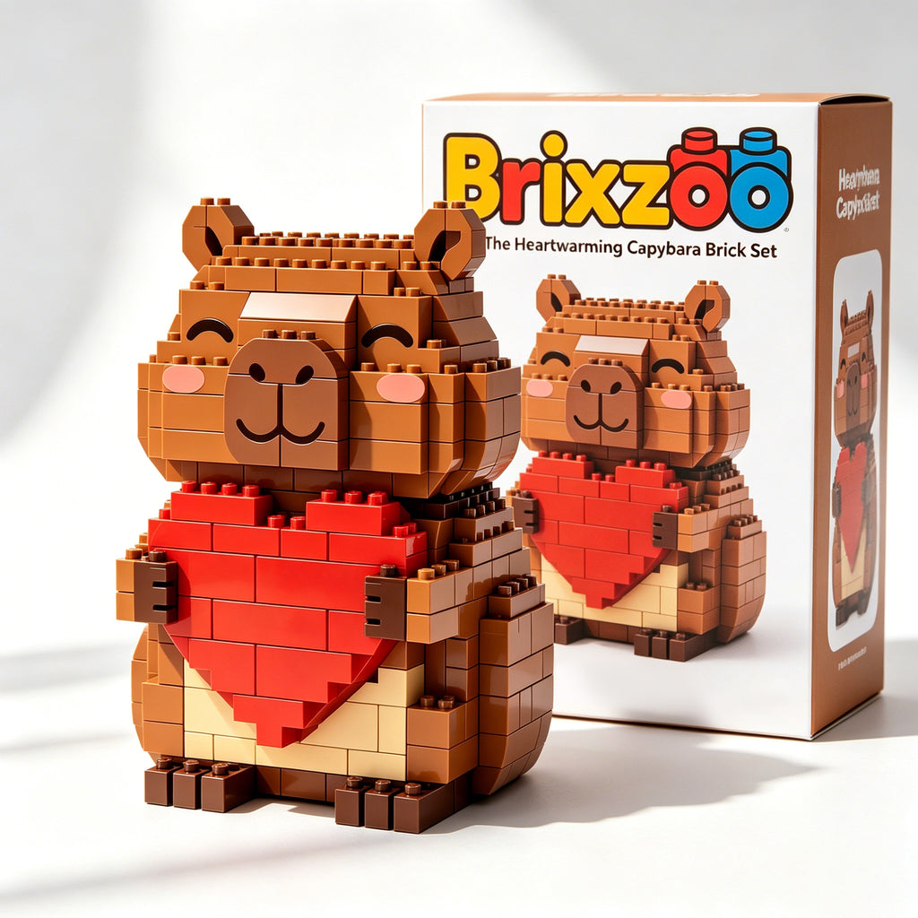 Brick Cats – Schwarzer Maine Coon Bausatz