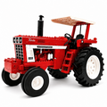 1466 Turbo Red Farm Tractor Building Set