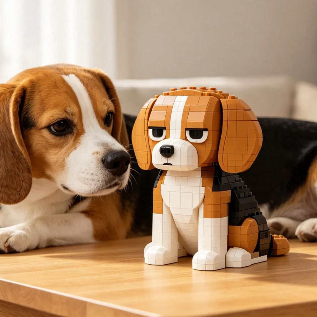 😑 ¿En serio? Set de construcción Beagle 🐶