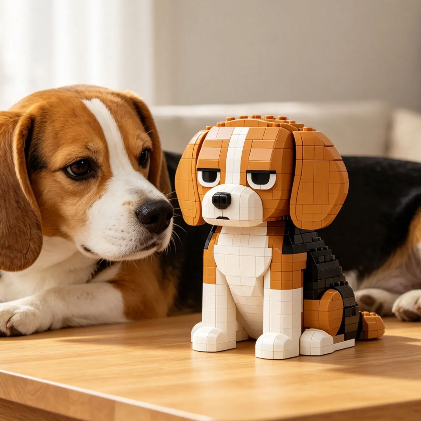 😑 ¿En serio? Set de construcción Beagle 🐶