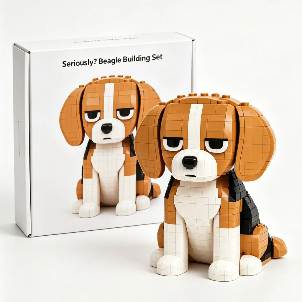 😑 ¿En serio? Set de construcción Beagle 🐶