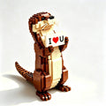 Cute Otter Building Block Set-I Love You Keepsake Edition