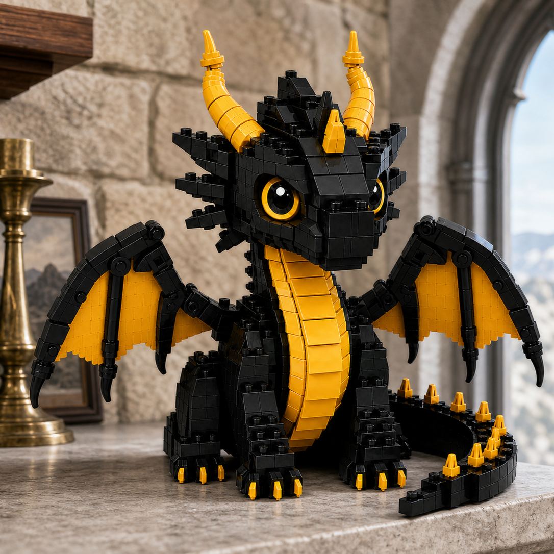 Shadowflame Dragon Brick Set - 2026 Limited Edition Building Block Set