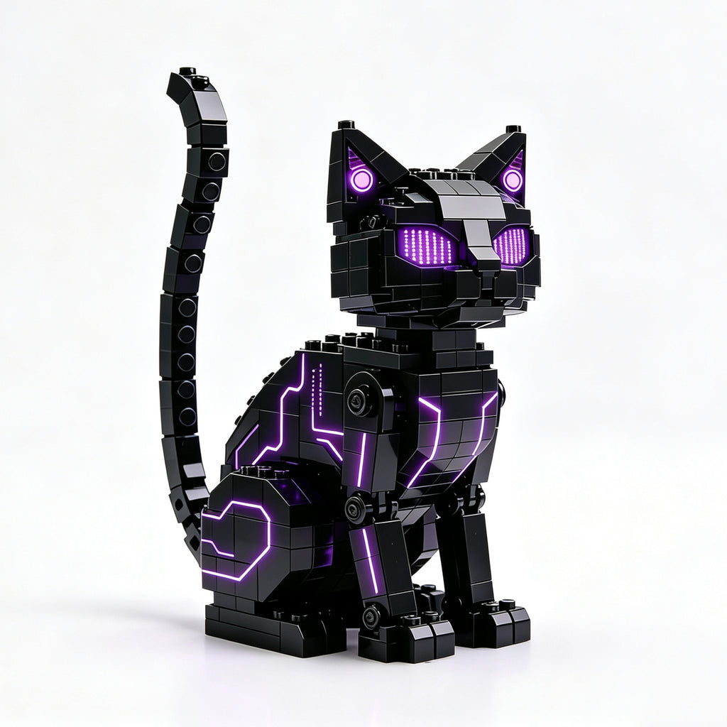 the CyberTech Cat Series Building Block set