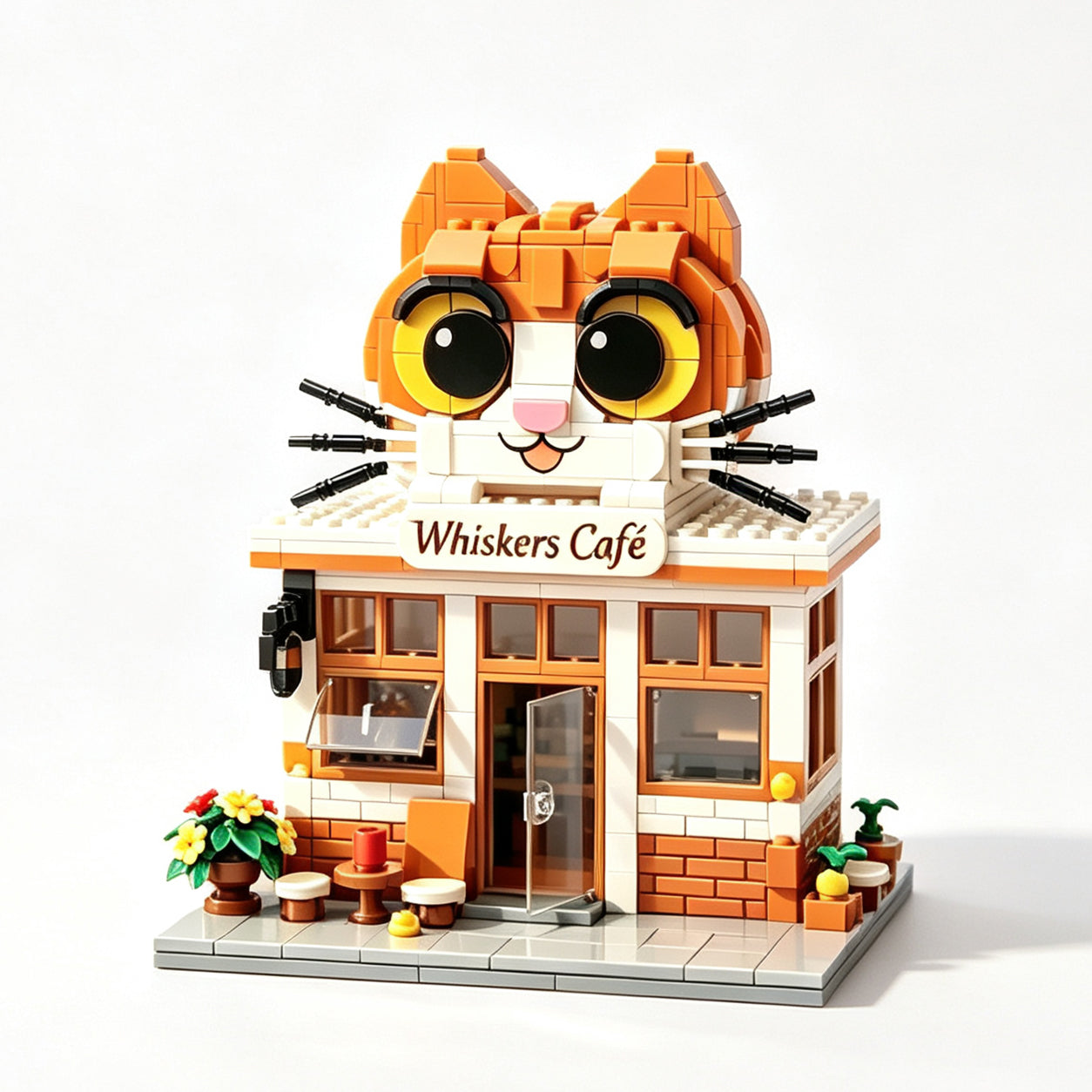 Cozy Cat Café Building Set 🐱☕