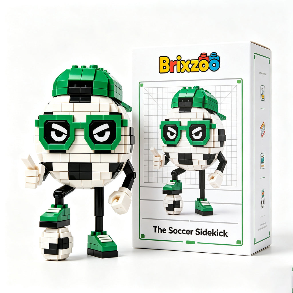 Soccer Mood Character Brick Building Set
