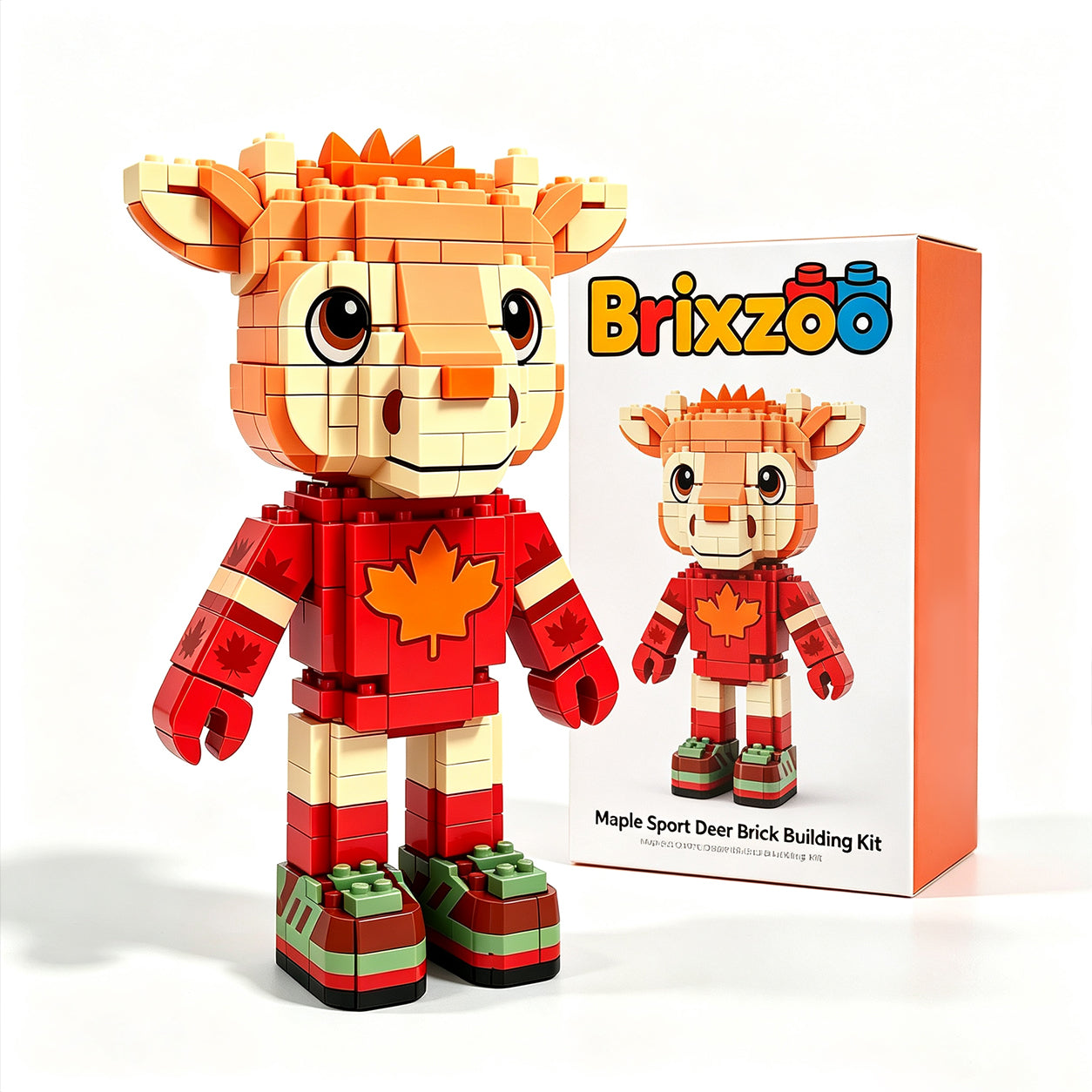 🍁 Maple Sport Deer Brick Building Kit